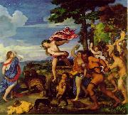 TIZIANO Vecellio Bacchus and Ariadne ar oil painting artist